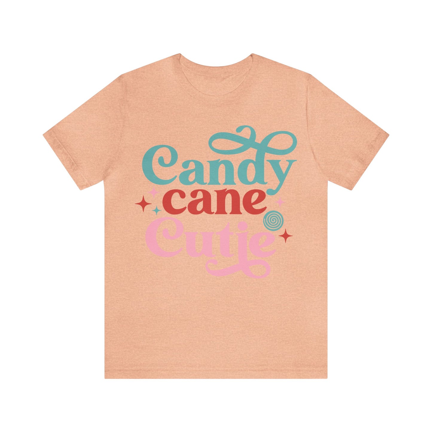 CANDY CANE CUTIE Christmas T-Shirt Unisex Jersey Short Sleeve Tee