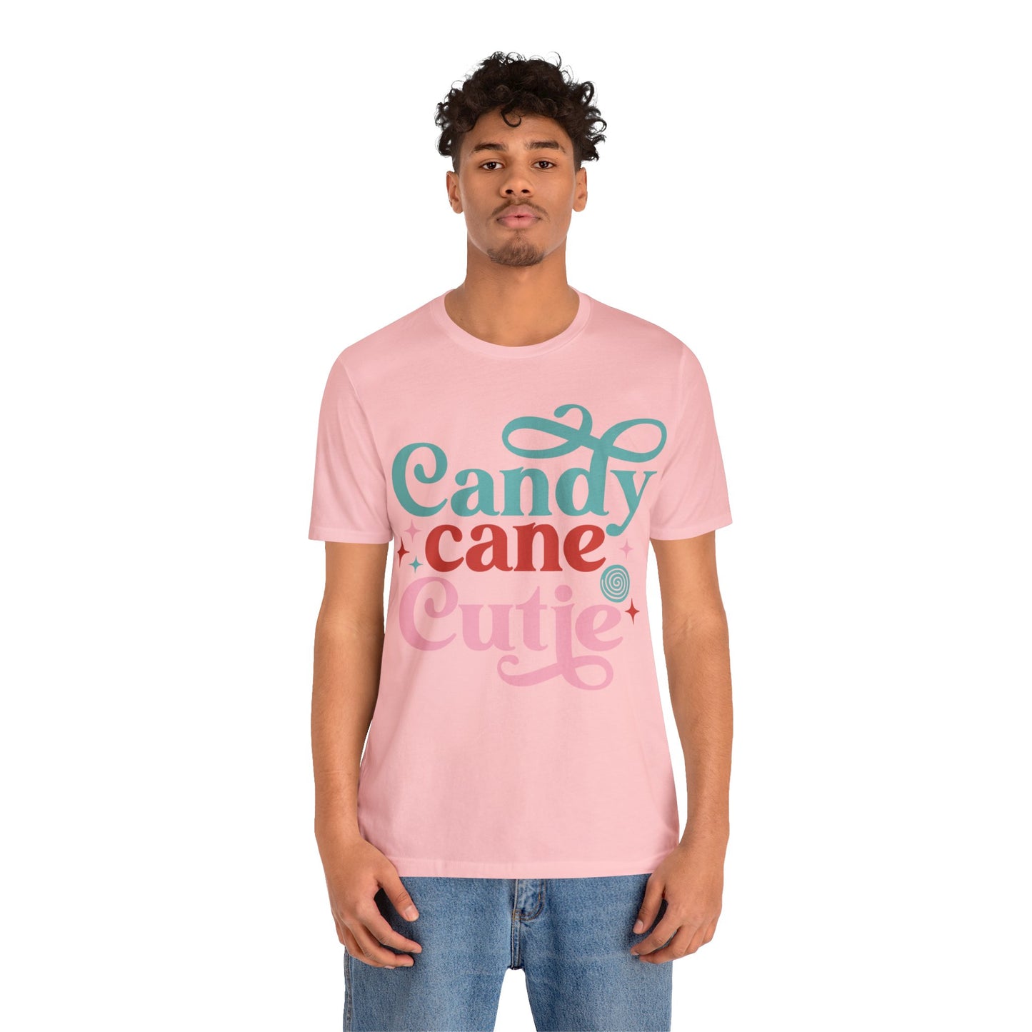 CANDY CANE CUTIE Christmas T-Shirt Unisex Jersey Short Sleeve Tee