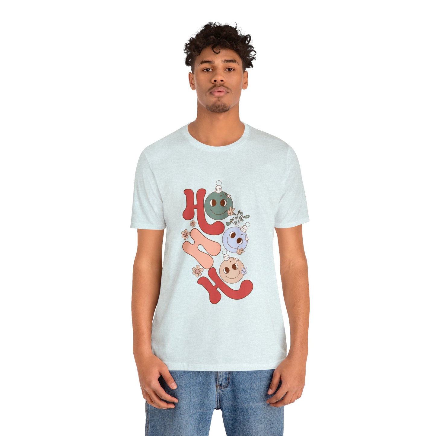 HO HO HO Christmas Shirt Unisex Jersey Short Sleeve Tee