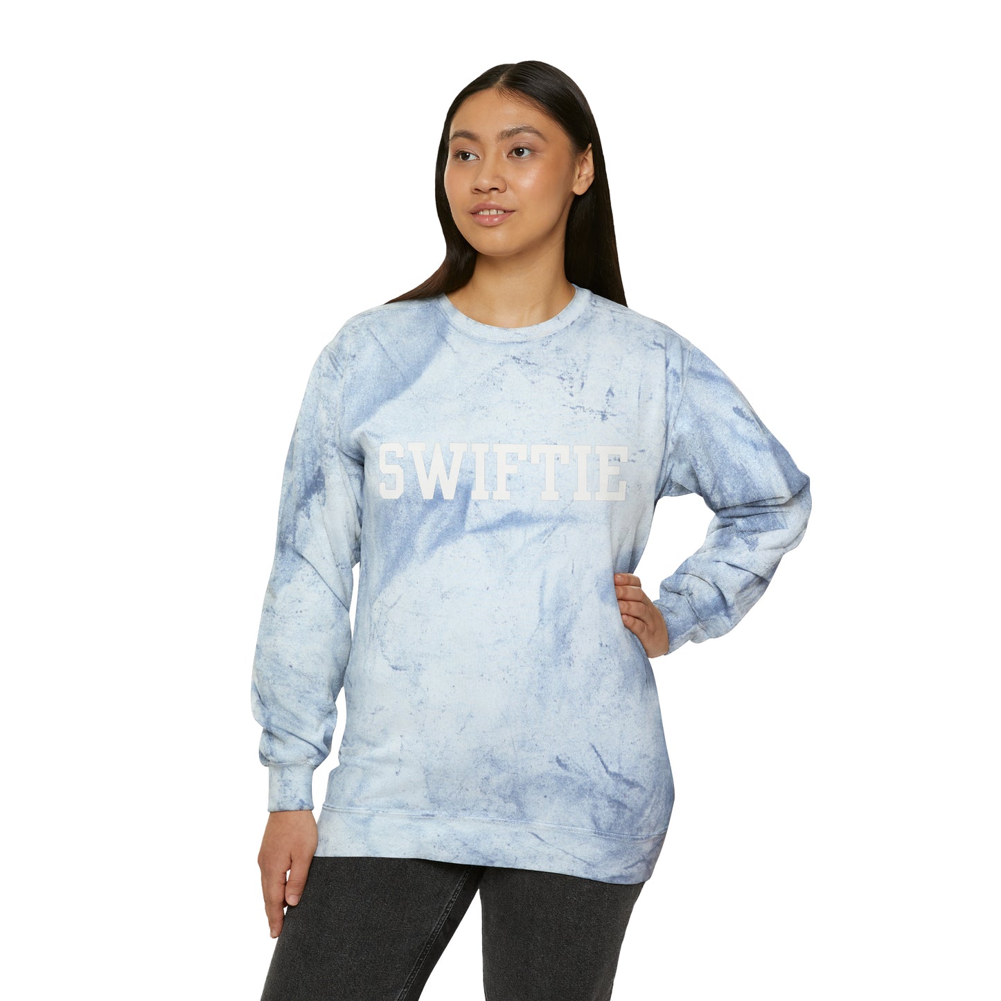 SWIFTIE Fan-Made Merch Unisex Color Blast Crewneck Sweatshirt