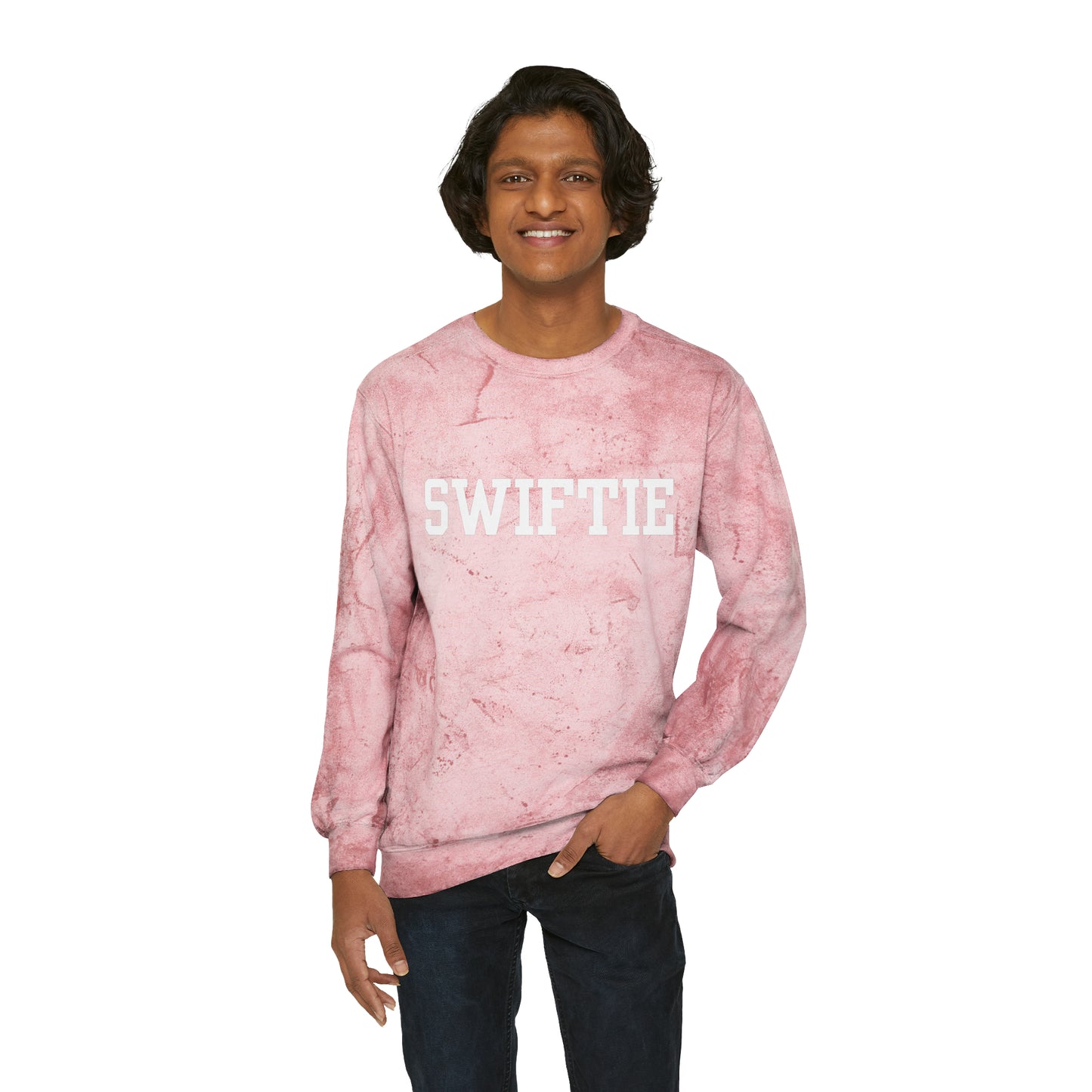 SWIFTIE Fan-Made Merch Unisex Color Blast Crewneck Sweatshirt