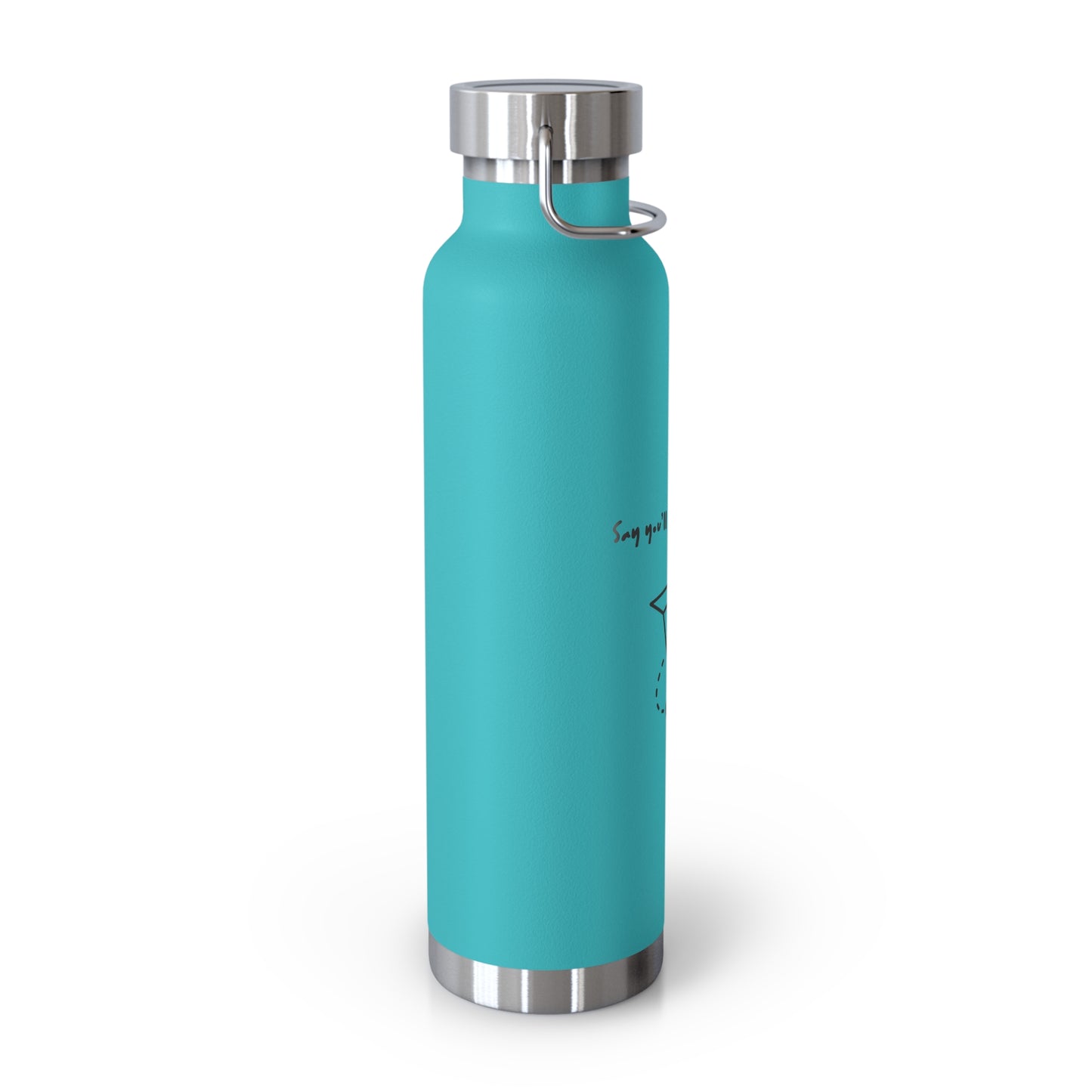 SWIFTIE 1989-Inspired Say You'll Remember Me Copper Vacuum Insulated Bottle, 22oz