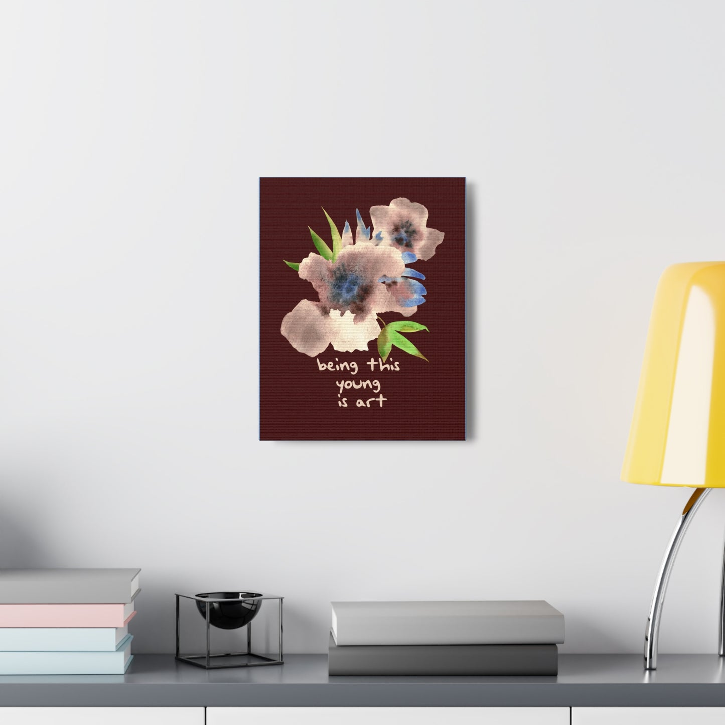 Swiftie Wall Art 1989-Inspired BEING THIS YOUNG Is Art Canvas Gallery Wraps