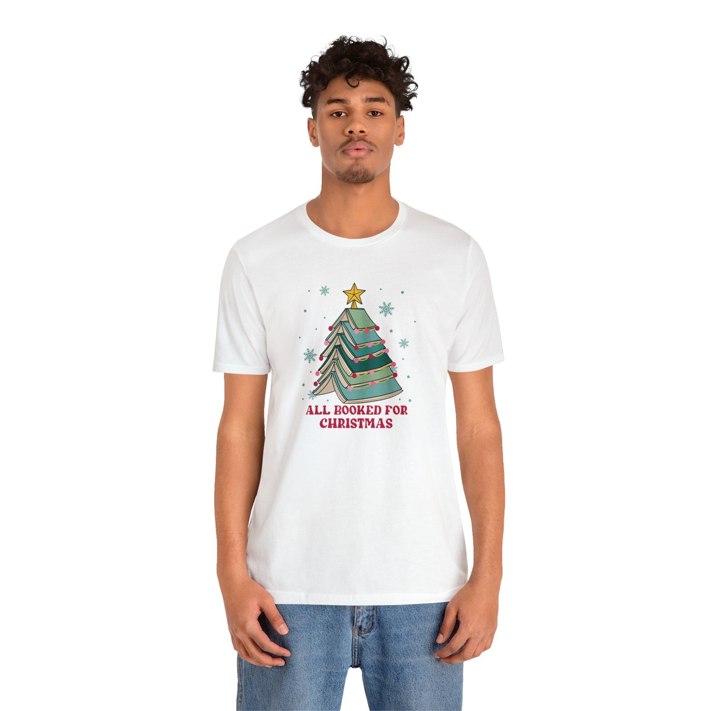 ALL BOOKED For Christmas T-Shirt Unisex Jersey Short Sleeve Tee