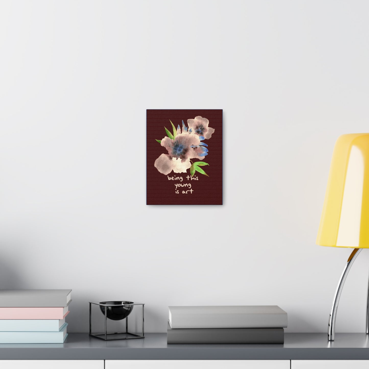 Swiftie Wall Art 1989-Inspired BEING THIS YOUNG Is Art Canvas Gallery Wraps