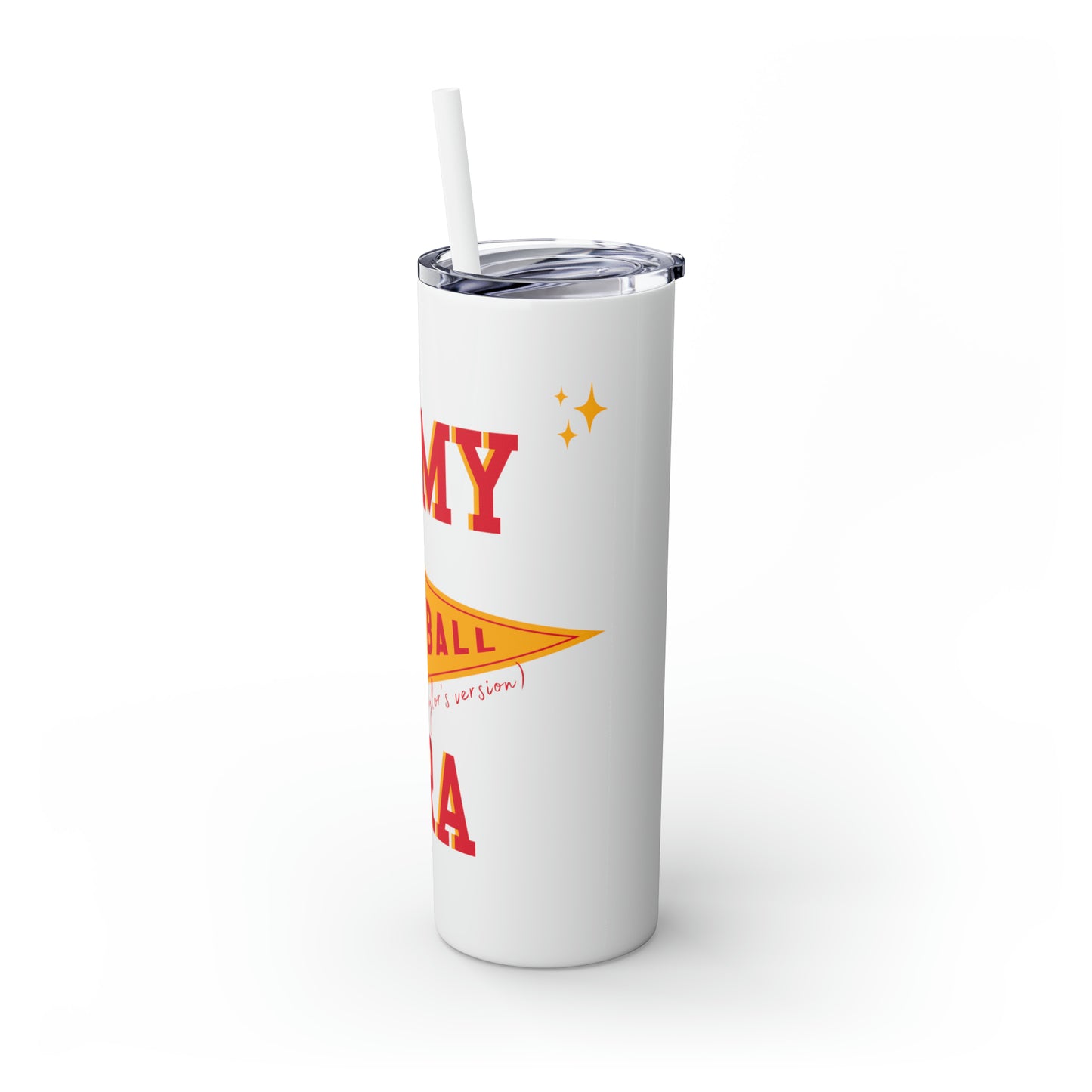 In My Football (Taylor's Version) Era Skinny Tumbler with Straw, 20oz