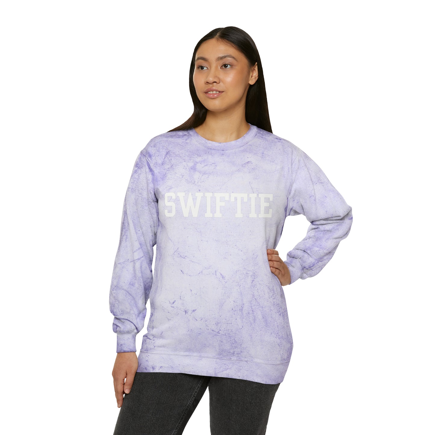 SWIFTIE Fan-Made Merch Unisex Color Blast Crewneck Sweatshirt