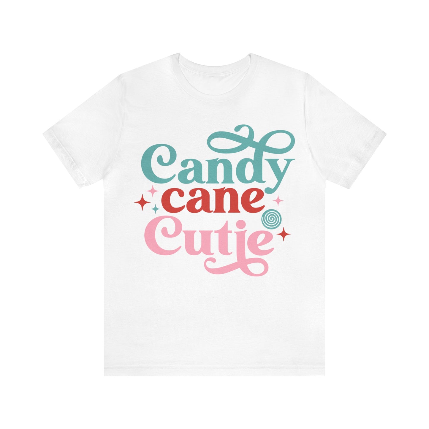 CANDY CANE CUTIE Christmas T-Shirt Unisex Jersey Short Sleeve Tee