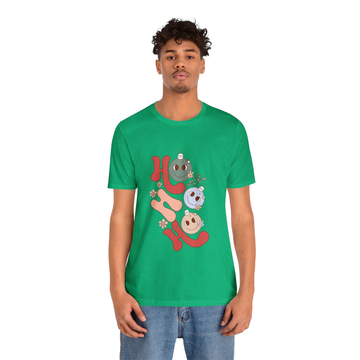 HO HO HO Christmas Shirt Unisex Jersey Short Sleeve Tee