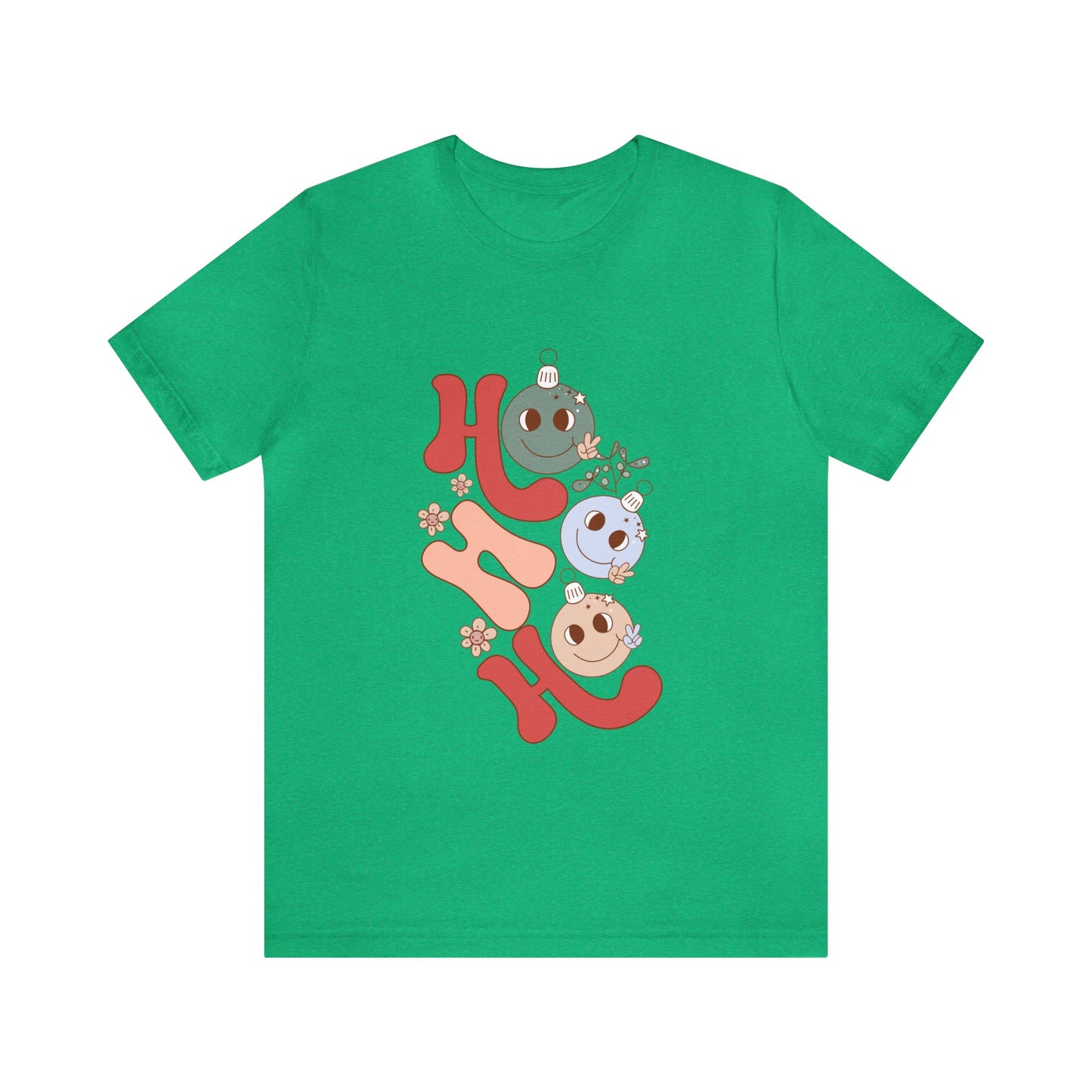 HO HO HO Christmas Shirt Unisex Jersey Short Sleeve Tee