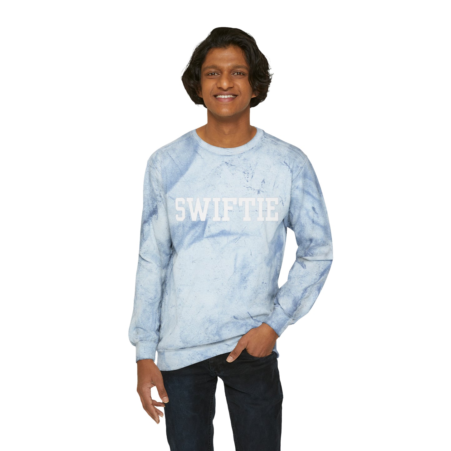 SWIFTIE Fan-Made Merch Unisex Color Blast Crewneck Sweatshirt