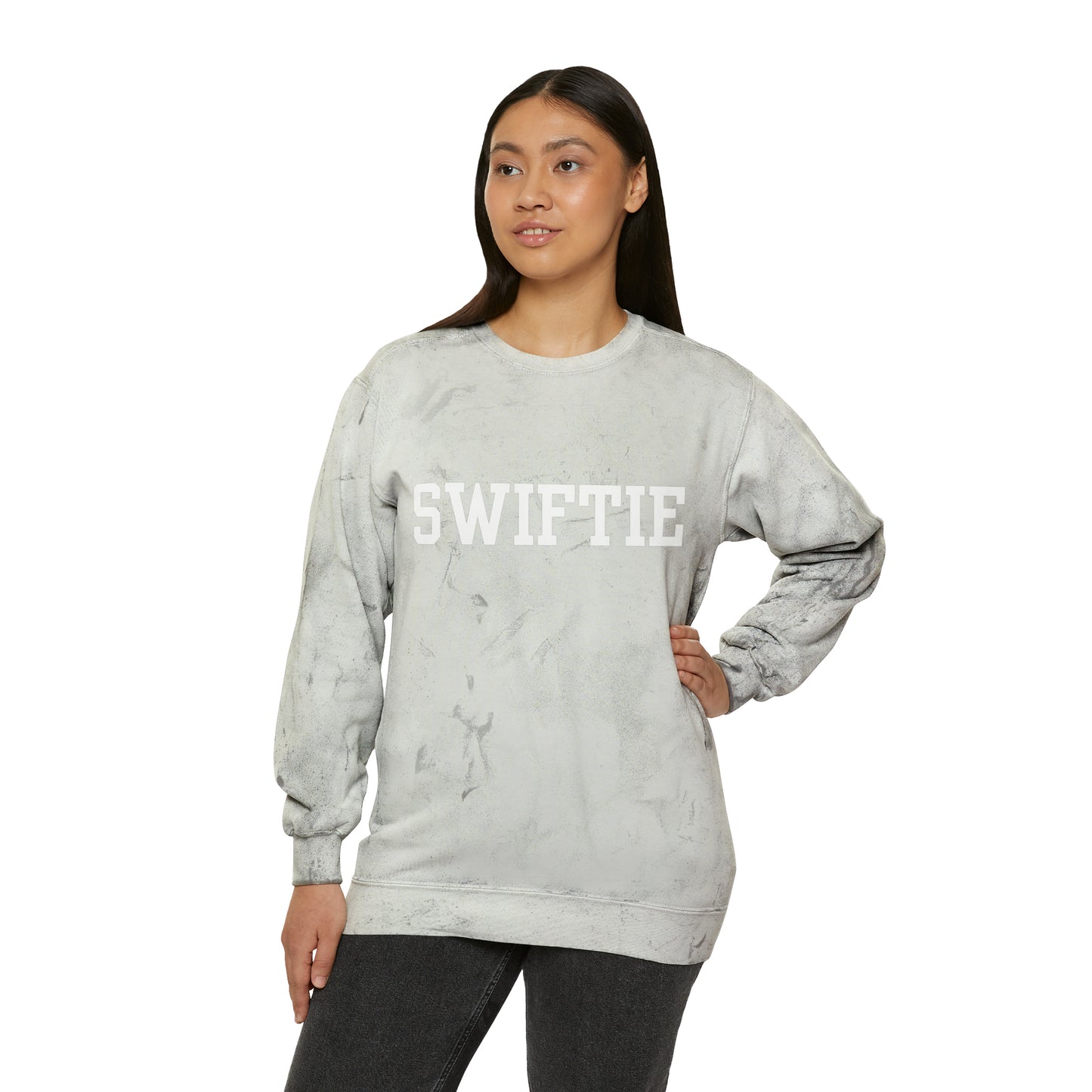 SWIFTIE Fan-Made Merch Unisex Color Blast Crewneck Sweatshirt