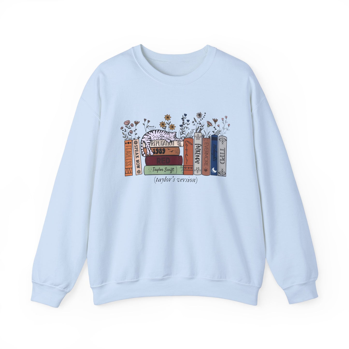 Taylor’s Version Albums as Books - Unisex Premium Crewneck Sweatshirt